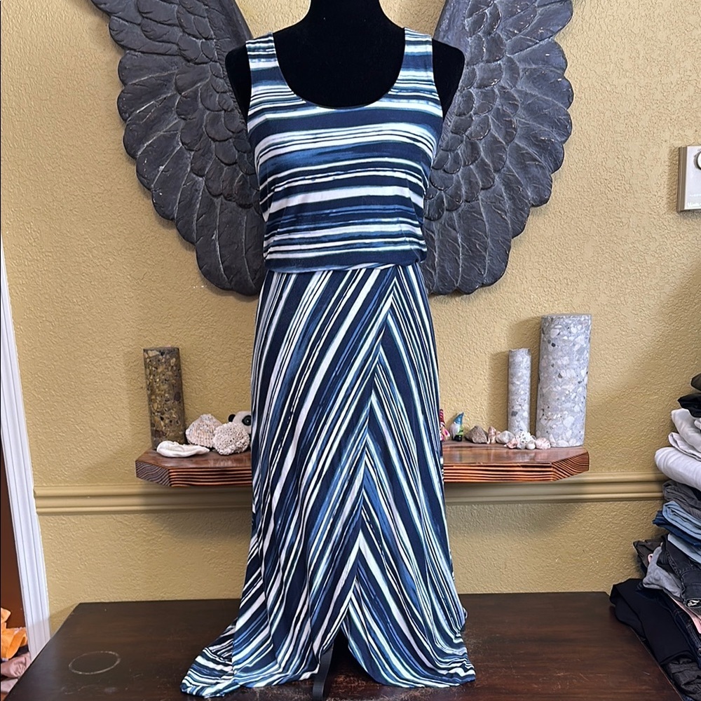 Ricki’s Striped Sleeveless Maxi Dress